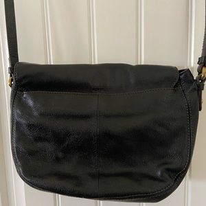 Fossil black cross body bag.